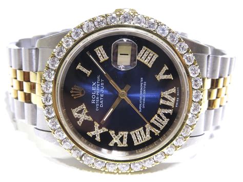 diamond rolex datejust mens|Rolex Datejust diamond bezel men's.